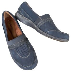 EUC Cobb Hill Leather Slip-On Flats Blue Size 7